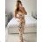Women's Strapless Long Party Dress (S/M ONE SIZE) ITALIAN FASHION IMPSH2360055