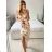 Women's Strapless Long Party Dress (S/M ONE SIZE) ITALIAN FASHION IMPSH2360055