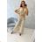 Women's Long Sleeve Hoodie Dress (S / M ONE SIZE) ITALIAN FASHION IMWA216095