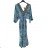 Women's Long Sleeve Summer Shirt Dress (S/M/L ONE SIZE) INDIAN FASHION IMWY23123