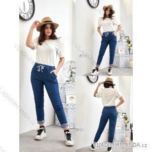 Women's 3/4 Short Summer Denim Pants (S/M ONE SIZE) ITALIAN FASHION IMPLI248115JEANS