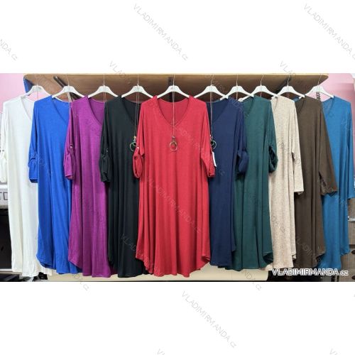 Tunic with pendant long sleeve women's plus size (58/60 ONE SIZE) ITALIAN FASHION IMWQ24130