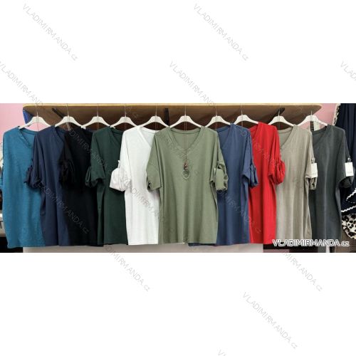 Tunic / blouse long sleeve women's oversized (3XL / 4XL ONE SIZE) ITALIAN FASHION IMWQ2191650