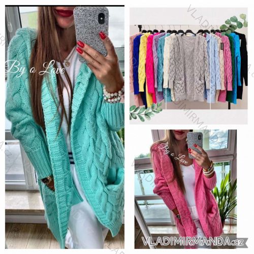 Women's Long Sleeve Cardigan (S/M ONE SIZE) ITALIAN FASHION IMWKK232891