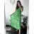 Indian Summer Short Sleeve Women Plus Size Dress (54/58 ONE SIZE) ITALIAN FASHION IMBM24072