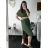 Women's Summer Boho Long Short Sleeve Dress (S/M ONE SIZE) ITALIAN FASHION IMPLI223787