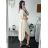 Women's Summer Boho Long Short Sleeve Dress (S/M ONE SIZE) ITALIAN FASHION IMPLI223787