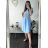 Women's Summer Boho Long Short Sleeve Dress (S/M ONE SIZE) ITALIAN FASHION IMPLI223787