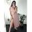 Women's Long Summer Short Sleeve Dress (S/M ONE SIZE) ITALIAN FASHION IMD23430