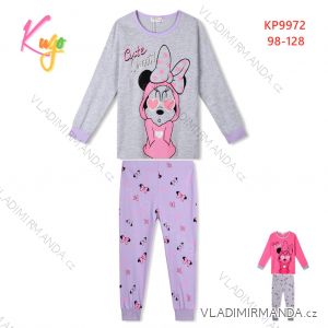 Children's long pajamas for girls (98-128) KUGO MP1759