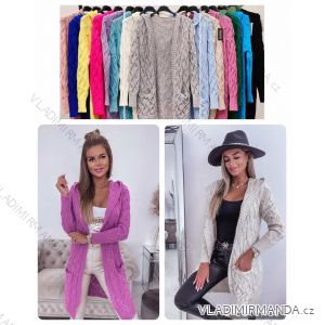 Women's Long Sleeve Cardigan (S/M ONE SIZE) ITALIAN FASHION IMWKK232891