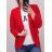 Jacket thin long sleeve women's (UNI XS-M) ITALIAN FASHION IM120049 S/M red