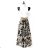 Women's Long Sleeve Summer Dress (S/M ONE SIZE) ITALIAN FASHION IMPES238990 hnědá gepard S / M