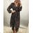 Dress with 3/4-sleeve ladies pocket (uni sl) ITALIAN Fashion IM3181746 black SL
