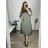 Casual Dress Cotton 3/4 Sleeve Women's Plus Size (40-50) POLISH FASHION PMF24MARGARITA