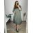 Casual Dress Cotton 3/4 Sleeve Women's Plus Size (40-50) POLISH FASHION PMF24MARGARITA