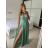 Women's Sleeveless Long Party Dress (S/M ONE SIZE) ITALIAN FASHION IMPBB23S3558