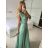 Women's Sleeveless Long Party Dress (S/M ONE SIZE) ITALIAN FASHION IMPBB23S3558