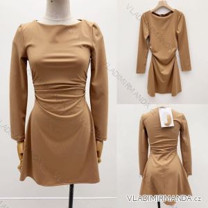 Women's Elegant Long Sleeve Dress (S/M ONE SIZE) ITALIAN FASHION IMM24M35205