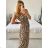 Women's Long Elegant Icecool Sleeveless Dress (S/ML/XL) ITALIAN FASHION AINUOSI IMB24Y1090