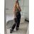 Women's long elegant overall with straps (S/M ONE SIZE) ITALIAN FASHION IM7235230