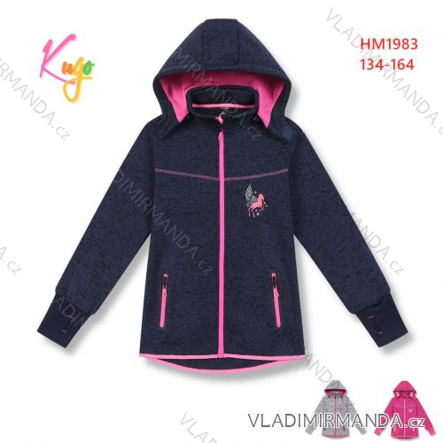 Youth winter jacket for girls and boys (134-164) KUGO PB7353