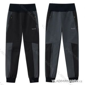 Boys' High Waisted Long Softshell Pants (104-134) WOLF B2499C