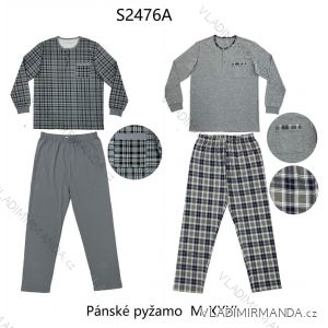 Men's Long Long Sleeve Pajamas (M-3XL) WOLF S2476AN