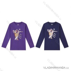 Nightgown with short sleeves for children, teenagers, girls (134-164) WOLF S2384