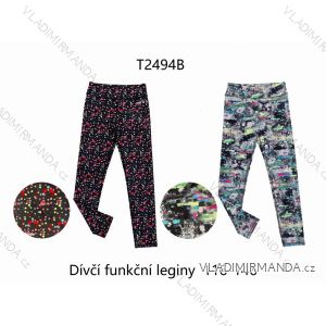 Leggings long insulated baby teen girl (104-134) WOLF T2791