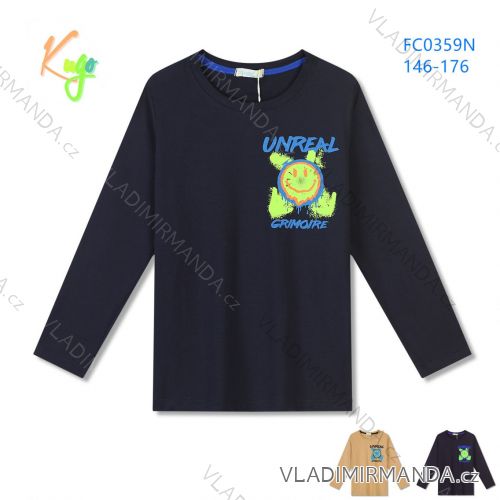 T-shirt long sleeve youth boy (146-176) KUGO HC0761