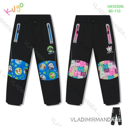 Winter pants insulated fleece baby infant girls and boys (98-128 KUGO HK1801