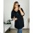 Tunic / blouse long sleeve women's oversized (3XL / 4XL ONE SIZE) ITALIAN FASHION IMWQ2191650  black