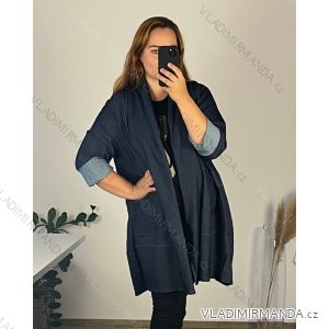 Women's Plus Size Long Sleeve Cardigan (56/58 ONE SIZE) ITALIAN FASHION IMWQ24295