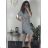 Short Sleeve Shirt Dress women (uni L-2XL) ITALIAN MODA IMS20002