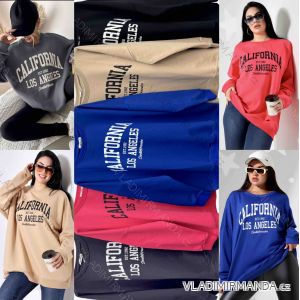 Women's Long Sleeve Zipper Hoodie (2XL/3XL ONE SIZE) ITALIAN FASHION IMWT23659