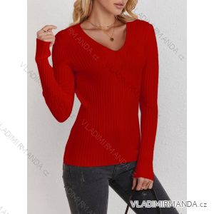 Women's Long Sleeve Knitted Sweater (S/M/L OVERSIZE) ITALIAN FASHION IMD24295