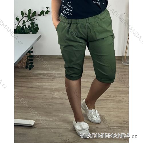 Shorts Shorts Stretch Women's Plus Size (2XL/3XL/4XL ONE SIZE) ITALIAN FASHION IM424KEJSY