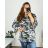 Tunic / blouse long sleeve women's oversized (3XL / 4XL ONE SIZE) ITALIAN FASHION IMWQ2191650 56/58 grey
