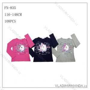 Girls' Youth Short Sleeve T-Shirt (116-146) SEZON JS-7018