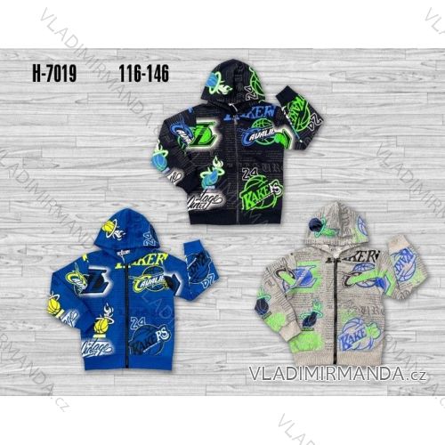 Warm children's sweatshirt for boys (116-146) SEZON SEZ21H-3031