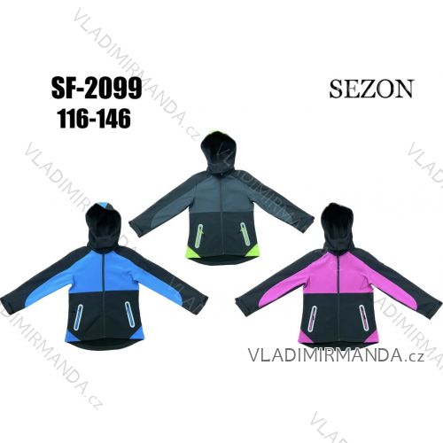 Thin jacket thin children's girls (98-128) SEZON SEZ22CZ-900