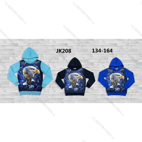 Warm children's sweatshirt for boys (116-146) SEZON SEZ21H-3031