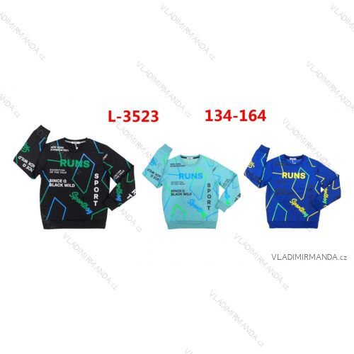 Warm children's sweatshirt for boys (116-146) SEZON SEZ21H-3031