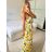 Long summer dress with straps for women (S/M ONE SIZE) ITALIAN FASHION IMPBB23B23745