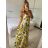 Long summer dress with straps for women (S/M ONE SIZE) ITALIAN FASHION IMPBB23B23745