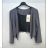 Women's Long Sleeve Bolero (S/M ONE SIZE) ITALIAN FASHION IMPSH235440