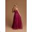 Women's Long Elegant Strapless Party Dress (SL) FRENCH FASHION FMPEL23EMMA