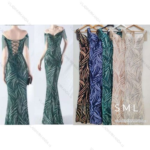 Long formal elegant ball gown dress (UNI s-m) ITALIAN FASHION IMM20FL5620