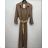 Women's Long Sleeve Belted Shirt Dress (S/M ONE SIZE) ITALIAN FASHION IMPSH24210151